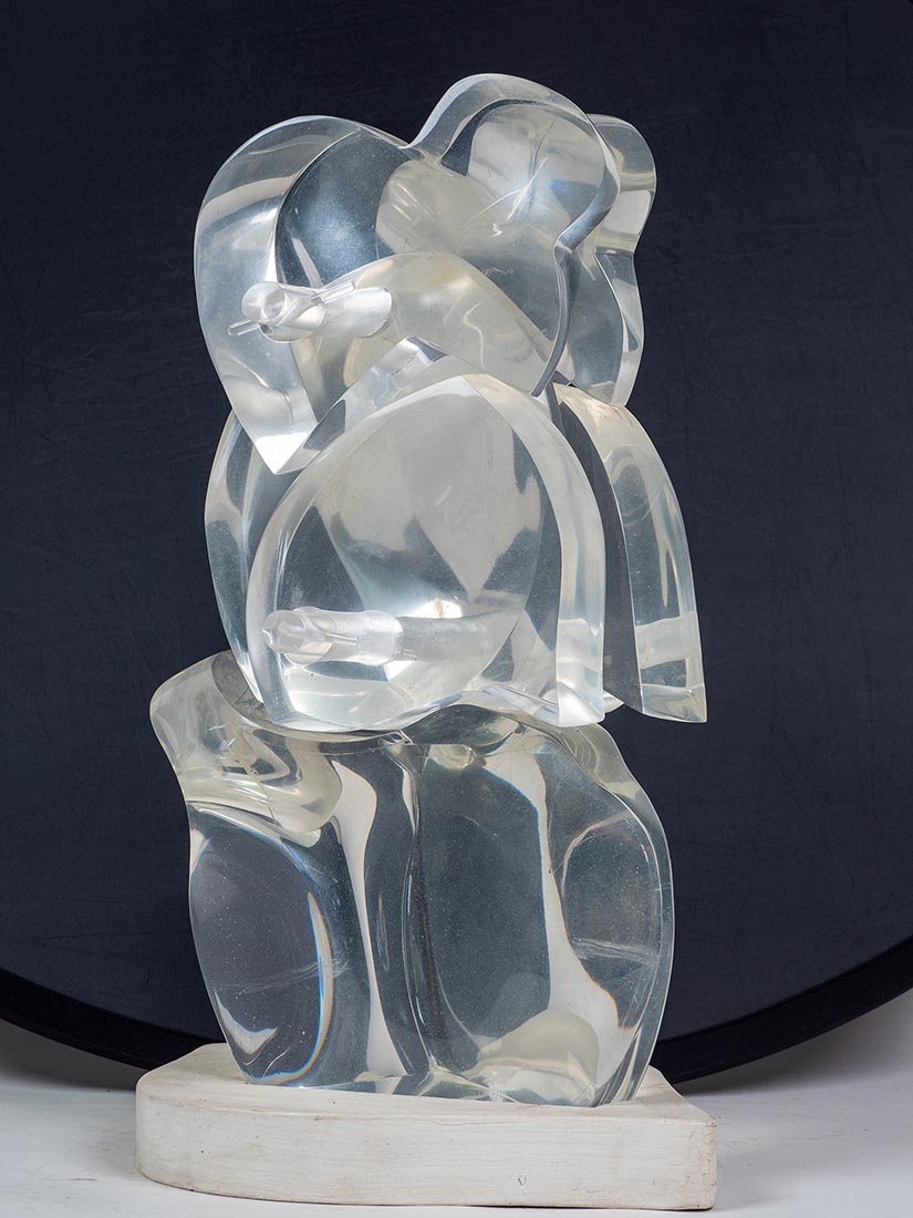 Fetal Form - sculpture by Marjorie White Williams