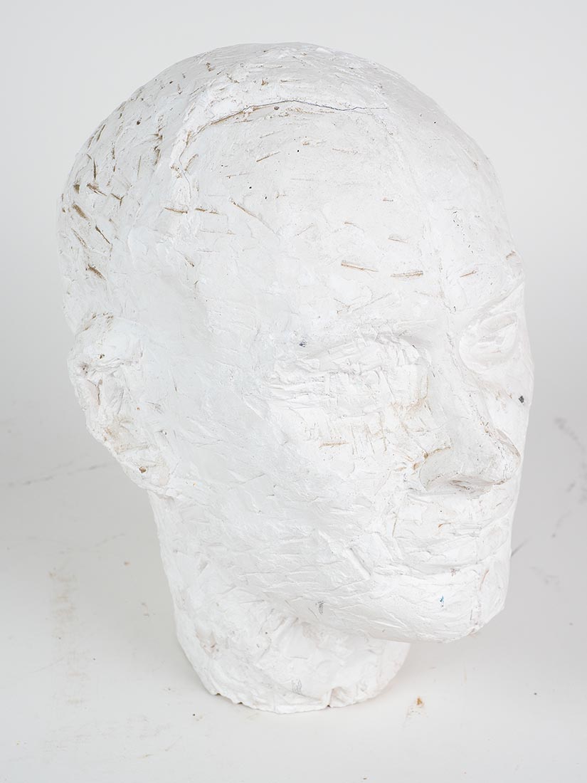 Plaster portrait - Frank J Williams Jer