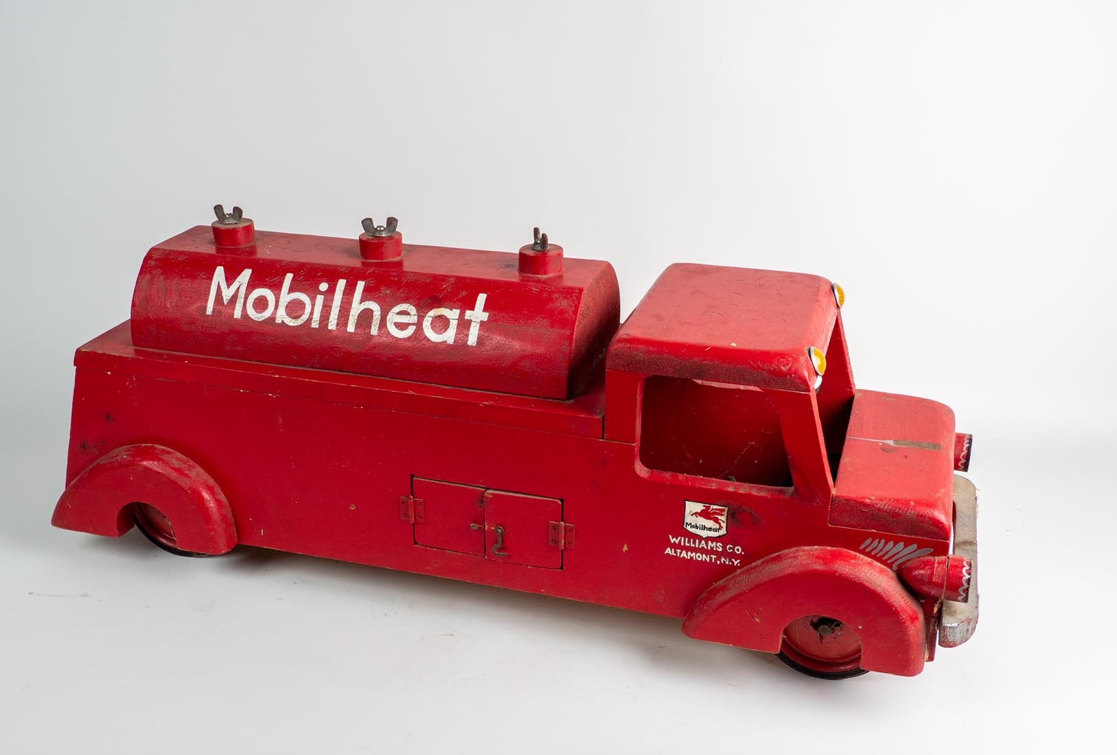 Toy Fuel Delivery Truck sculpture by Marjorie White Williams