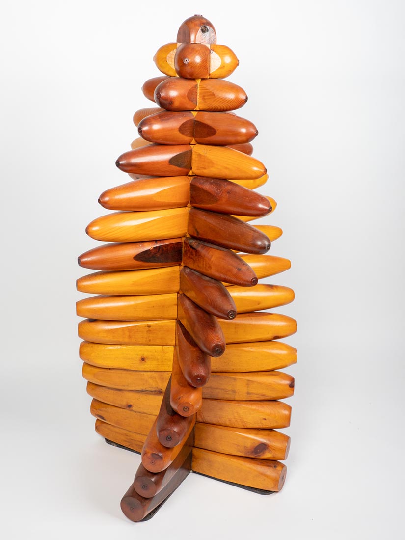 Quartregonus wood sculpture by Marjorie White Williams