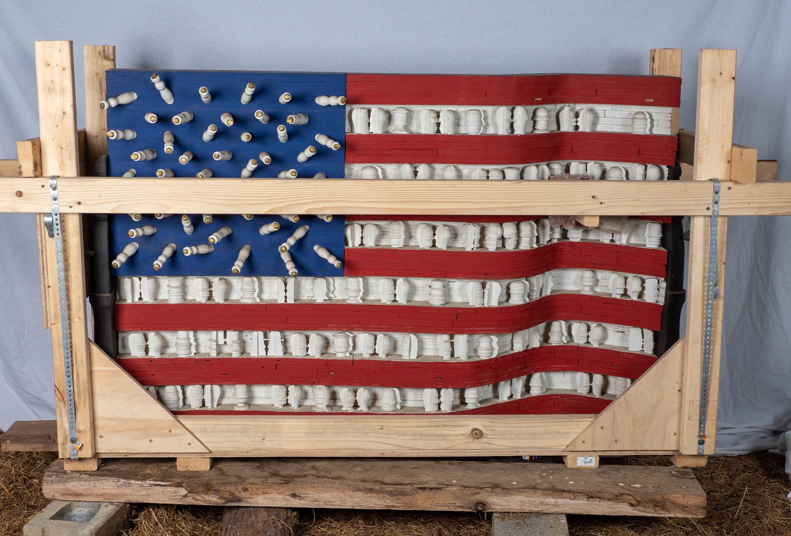 Tricentennial Flag sculpture by Marjorie White Williams