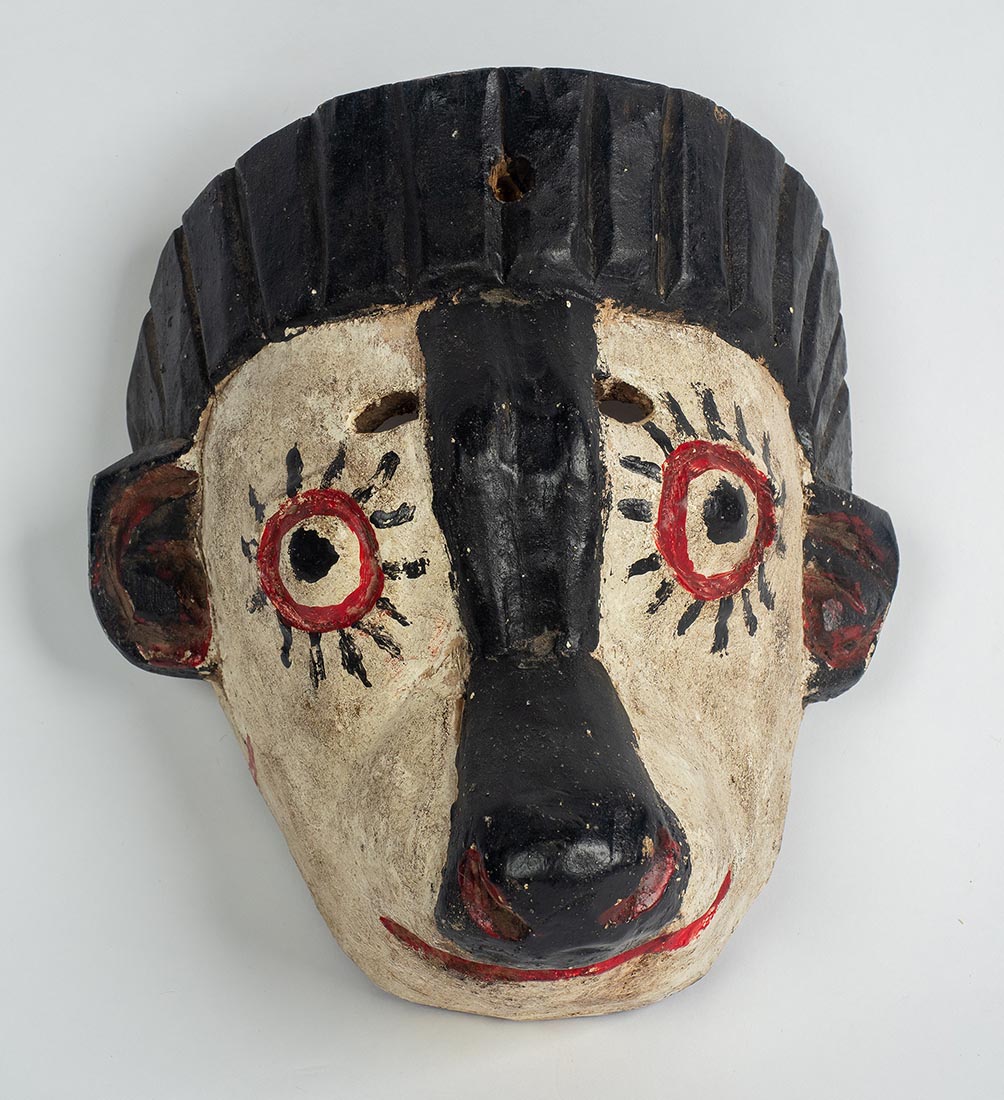 unidentified, carved wood mask by Marjorie White Williams