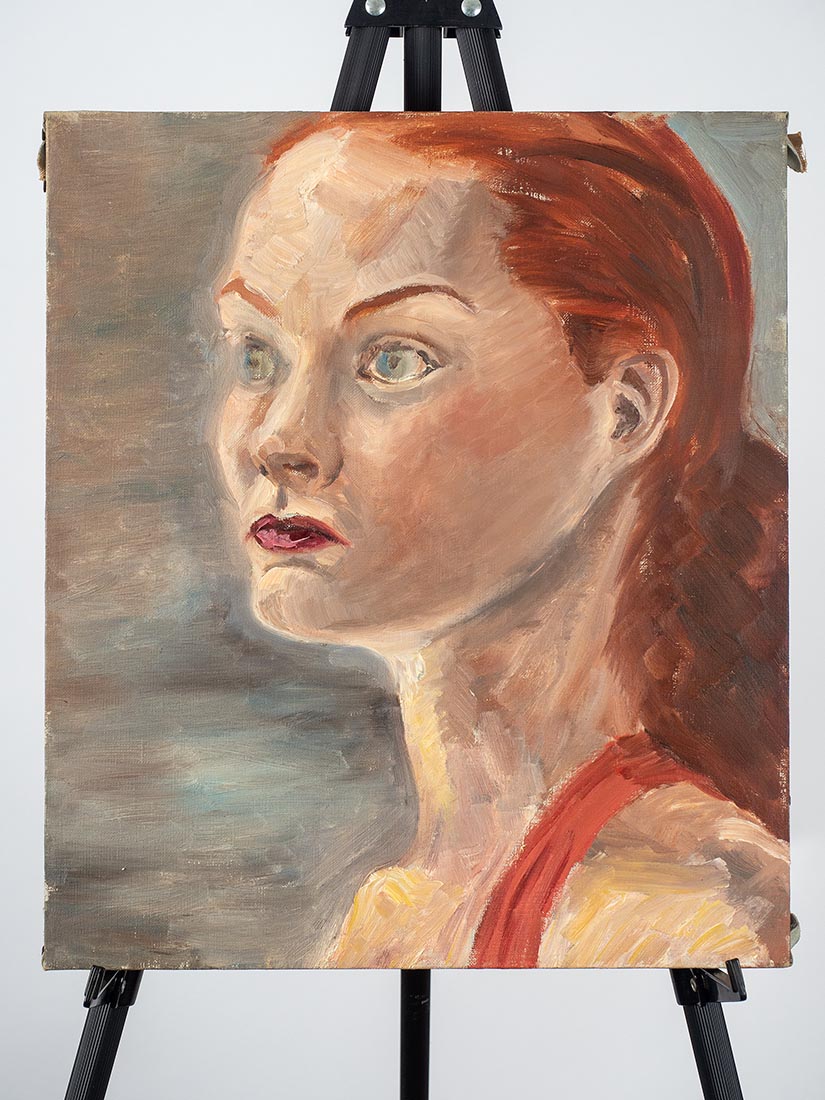 untitled portrait oil painting by Marjorie White Williams