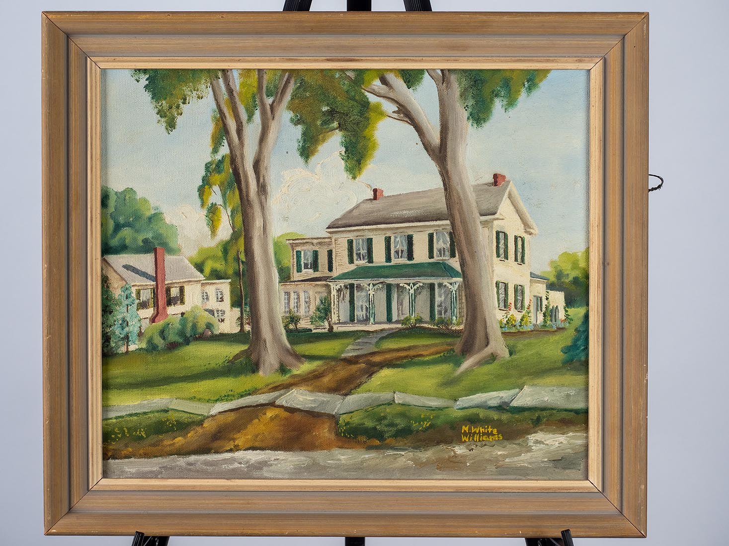 Wood-Williams House, 169 Main Street, Altamont oil painting by Marjorie White Williams