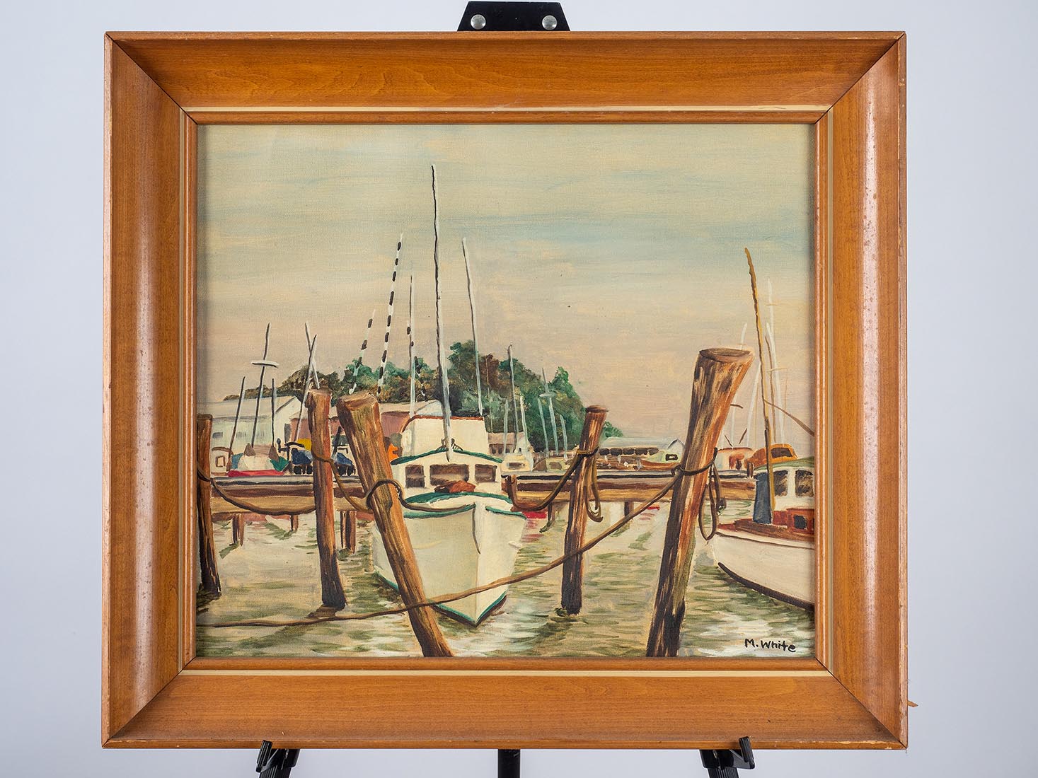 Brielle Basin oil painting by Marjorie White Williams