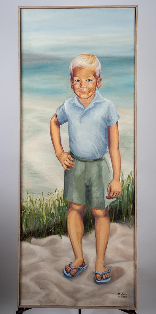 Fred oil painting by Marjorie White Williams