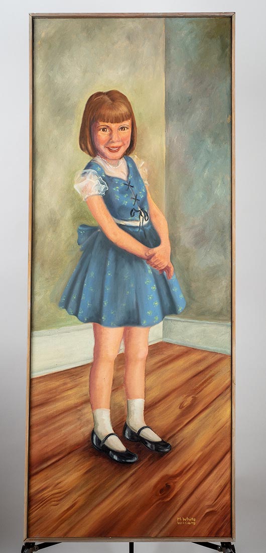 Carrie oil painting by Marjorie White Williams