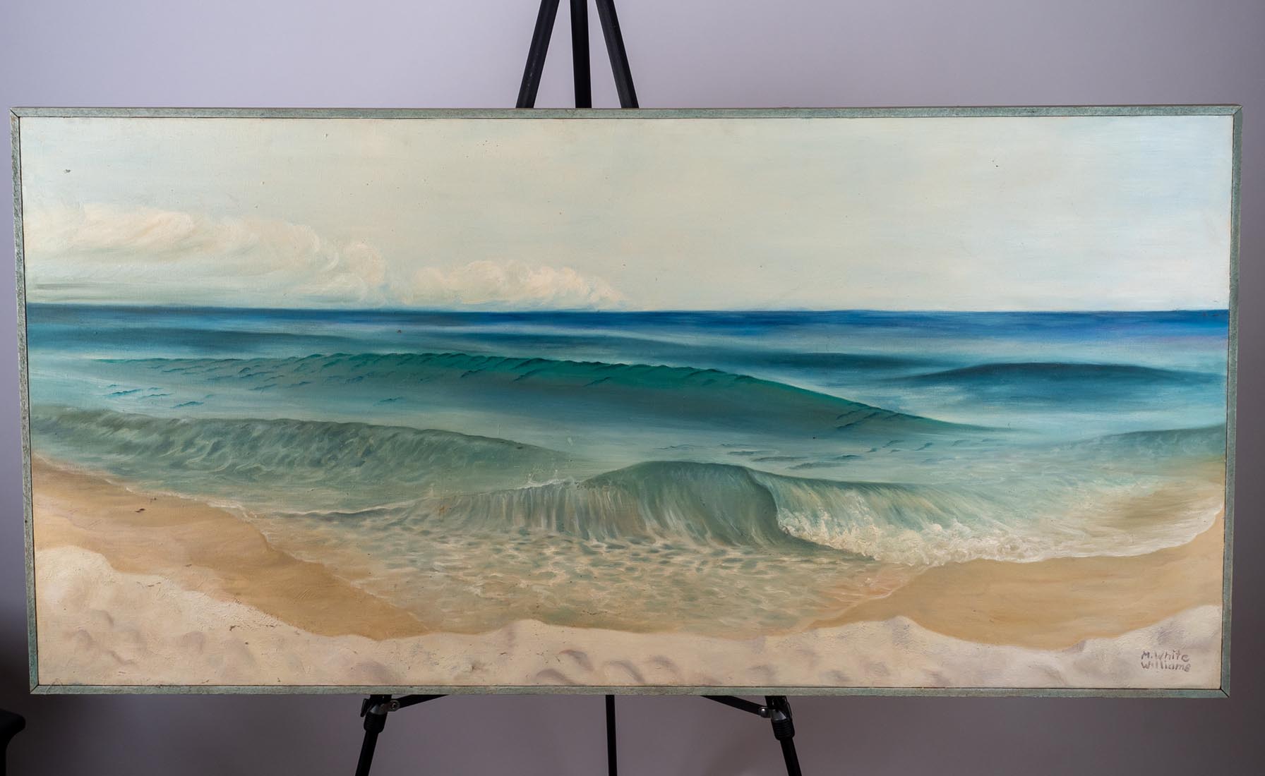 untitled seascape oil painting by Marjorie White Williams